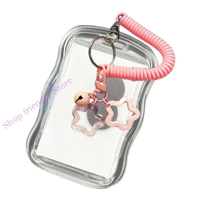 594A Clear Card Holder with Star Charm Card Sleeves Water Resistant Bus Card Protectors Credit Card Covers Card Protectors
594A Clear Card Holder with Star Charm Card Sleeves Water Resistant Bus Card Protectors Credit Card Covers Card Protectors