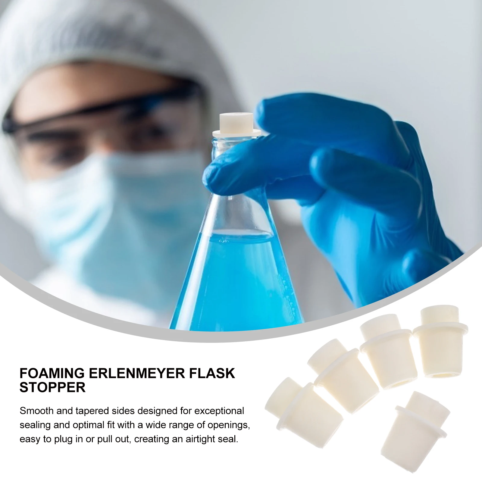 5 Pcs Cork Sealing Stopper Bottle Plugs Conical Dielectric Resistant Stoppers Silica Gel
5 Pcs Cork Sealing Stopper Bottle Plugs Conical Dielectric Resistant Stoppers Silica Gel