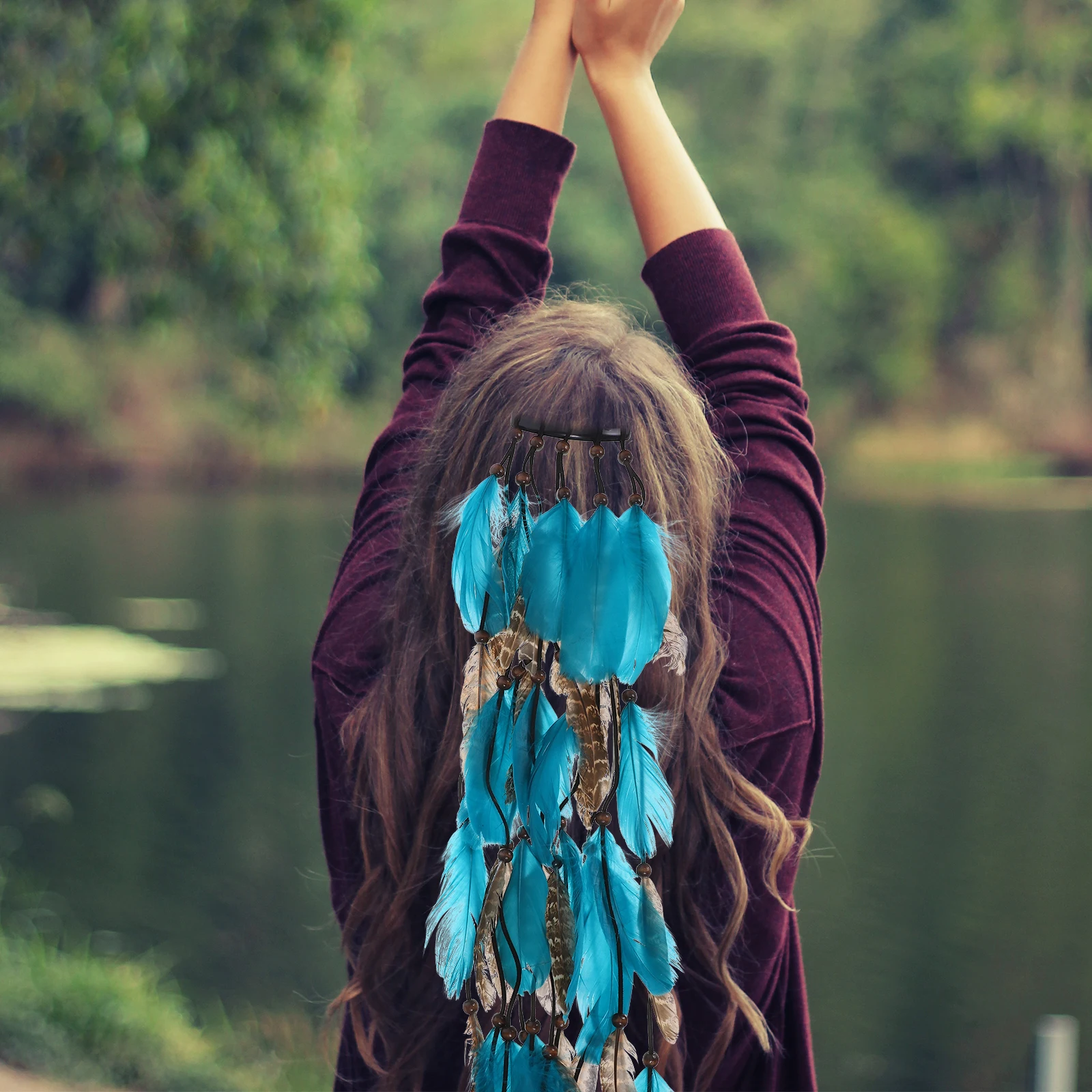 1Pcs Stylish Plume Headband Gorgeous Women Hair Band Bohemian Decorative Accessory Indian Look
1Pcs Stylish Plume Headband Gorgeous Women Hair Band Bohemian Decorative Accessory Indian Look
