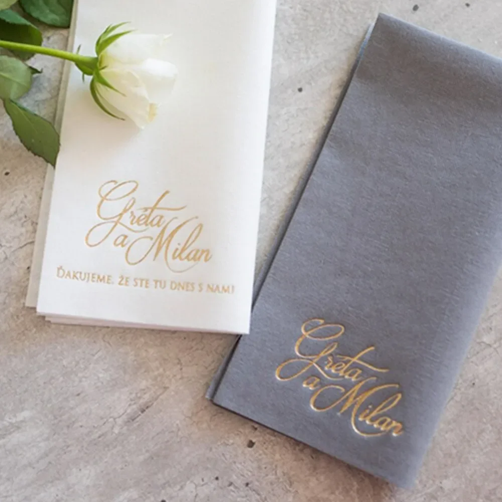 50pcs Personalized wedding napkins, Soft linen napkins disposable,Custom any name/date napkins,Dinner Napkins,Beverage Napkins
50pcs Personalized wedding napkins, Soft linen napkins disposable,Custom any name/date napkins,Dinner Napkins,Beverage Napkins