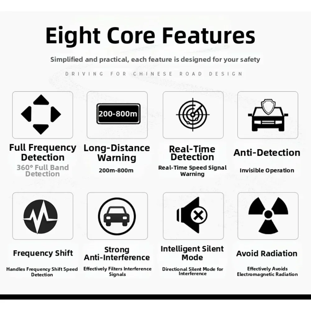 top sale universal car safety Alert & Warning Devices English/ Russian Optional Full frequency reception reception X.K.KA.CT etc
top sale universal car safety Alert & Warning Devices English/ Russian Optional Full frequency reception reception X.K.KA.CT etc