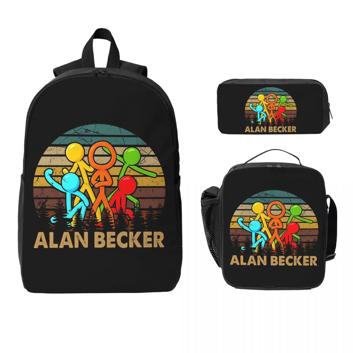 Retro Love Animatiors Alan Design Becker Backpack BookBag School Bag Computer Shoulder Bags 3ps Insulated Lunch Bag Pencil Case
Retro Love Animatiors Alan Design Becker Backpack BookBag School Bag Computer Shoulder Bags 3ps Insulated Lunch Bag Pencil Case