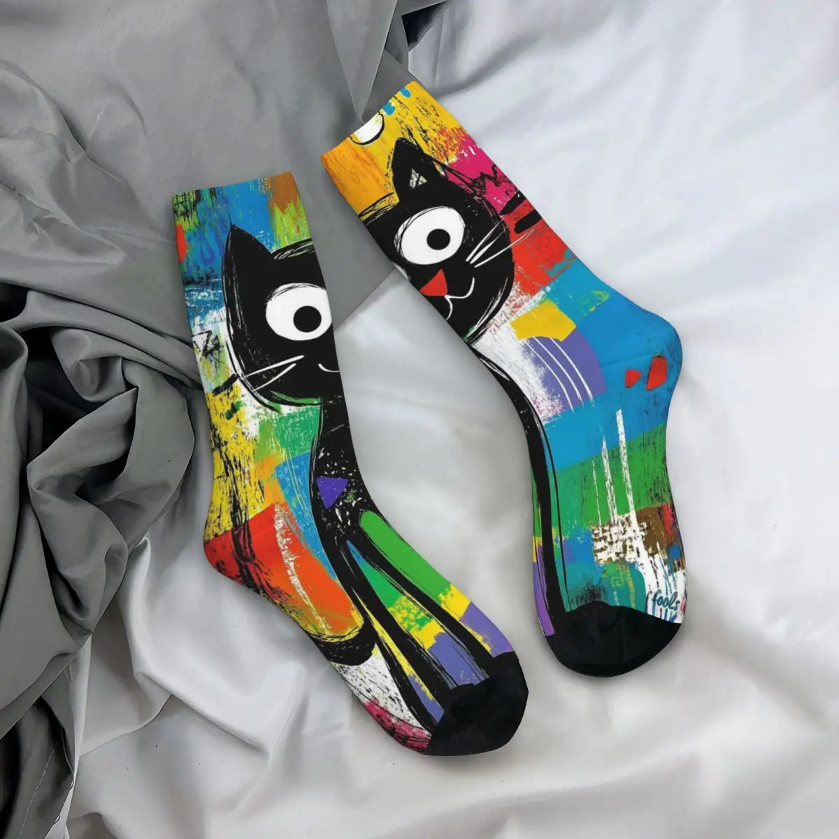 All Seasons Crew Stockings Abstract Art Cat Fashion Print Socks Funny Long Socks Accessories for Men Women Christmas Gifts
All Seasons Crew Stockings Abstract Art Cat Fashion Print Socks Funny Long Socks Accessories for Men Women Christmas Gifts