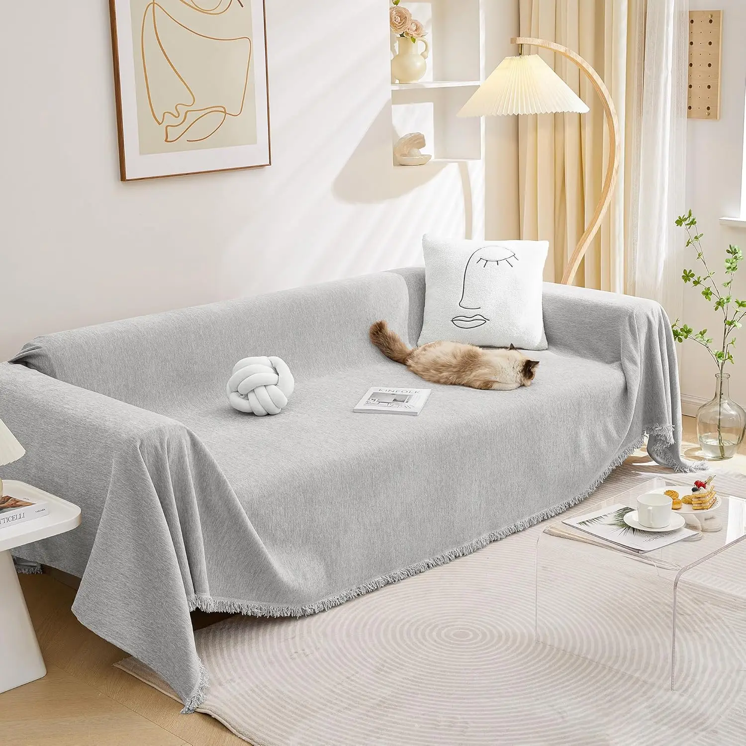 Couch Cover Small Sofa Covers Sofa Throw Cover for Couches Slipcover Reclining Sofa Washable Soft Chenille
Couch Cover Small Sofa Covers Sofa Throw Cover for Couches Slipcover Reclining Sofa Washable Soft Chenille