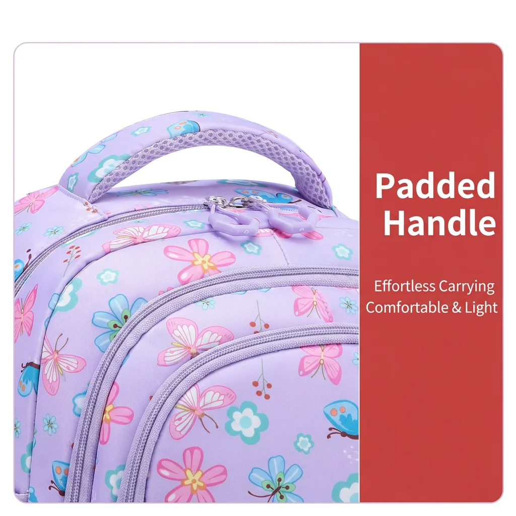 Butterfly Print Backpack Pressure-Relief System Pencil Case For Girls Kids School Bag Set Multiple Compartments For Commuting To
Butterfly Print Backpack Pressure-Relief System Pencil Case For Girls Kids School Bag Set Multiple Compartments For Commuting To