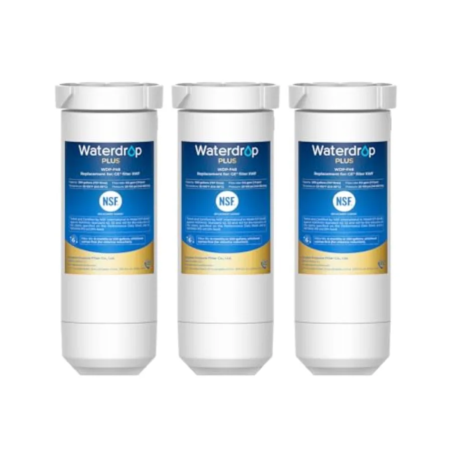 Plus XWF Replacement for GE® XWF WR7X070 Refrigerator Water Filter NSF/ANSI 40and5and4and7 Certified Reduces RFAS -Pack Not XWF
Plus XWF Replacement for GE® XWF WR7X070 Refrigerator Water Filter NSF/ANSI 40and5and4and7 Certified Reduces RFAS -Pack Not XWF