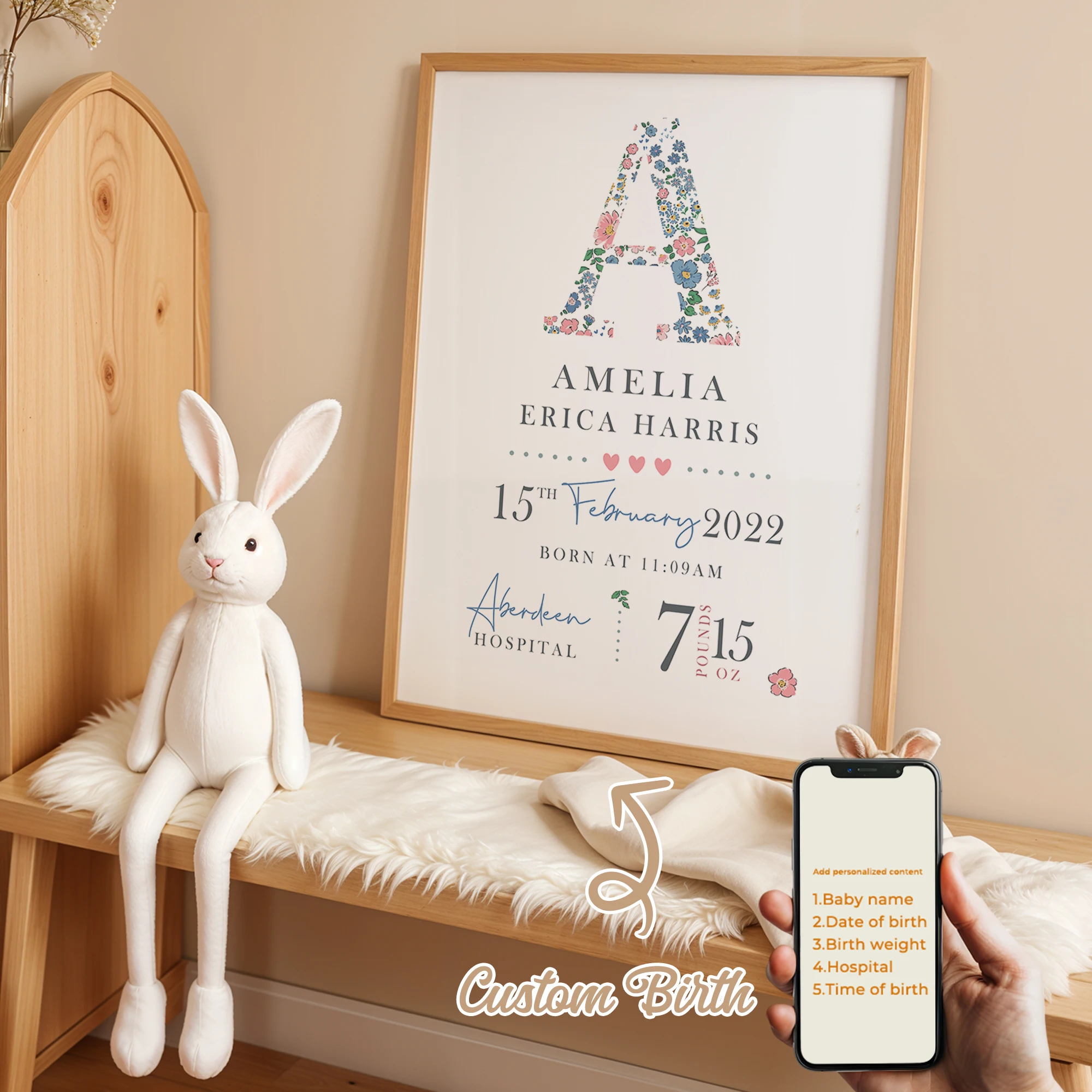 Personalized Custom Name Birth Commemoration Wall Art Print Picture Canvas Poster Painting For Living Room Kids Room Home Decor
Personalized Custom Name Birth Commemoration Wall Art Print Picture Canvas Poster Painting For Living Room Kids Room Home Decor