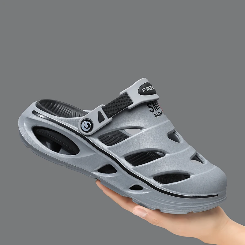 Men solid color cushioned hollow clog slides soft flexible sole lightweight sweat proof non slip versatile walking sandals
Men solid color cushioned hollow clog slides soft flexible sole lightweight sweat proof non slip versatile walking sandals