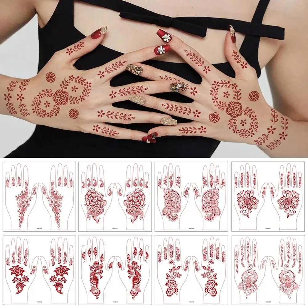 Коричневые кружевные временные татуировки Heena, водостойкие ручные цветочные индийские хны для женщин, боди-арт, татуировки на спине рук, татуировки, наклейки
Коричневые кружевные временные татуировки Heena, водостойкие ручные цветочные индийские хны для женщин, боди-арт, татуировки на спине рук, татуировки, наклейки