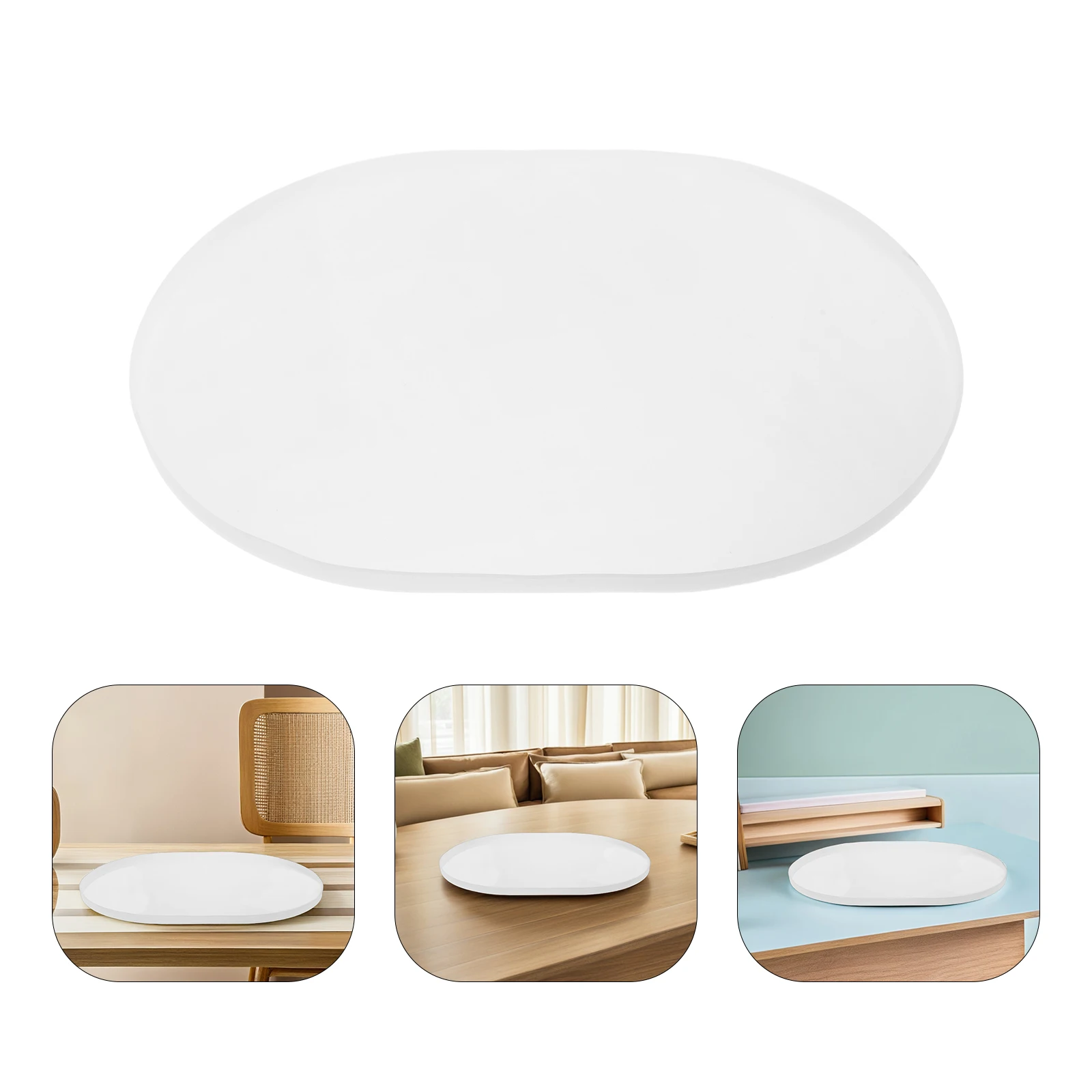 Creative Oval Tray Mold Deep Silicone Resin Crafting Epoxy Casting Mould For Small Tables Tea Tables Artistic niture Reusable 
Creative Oval Tray Mold Deep Silicone Resin Crafting Epoxy Casting Mould For Small Tables Tea Tables Artistic niture Reusable