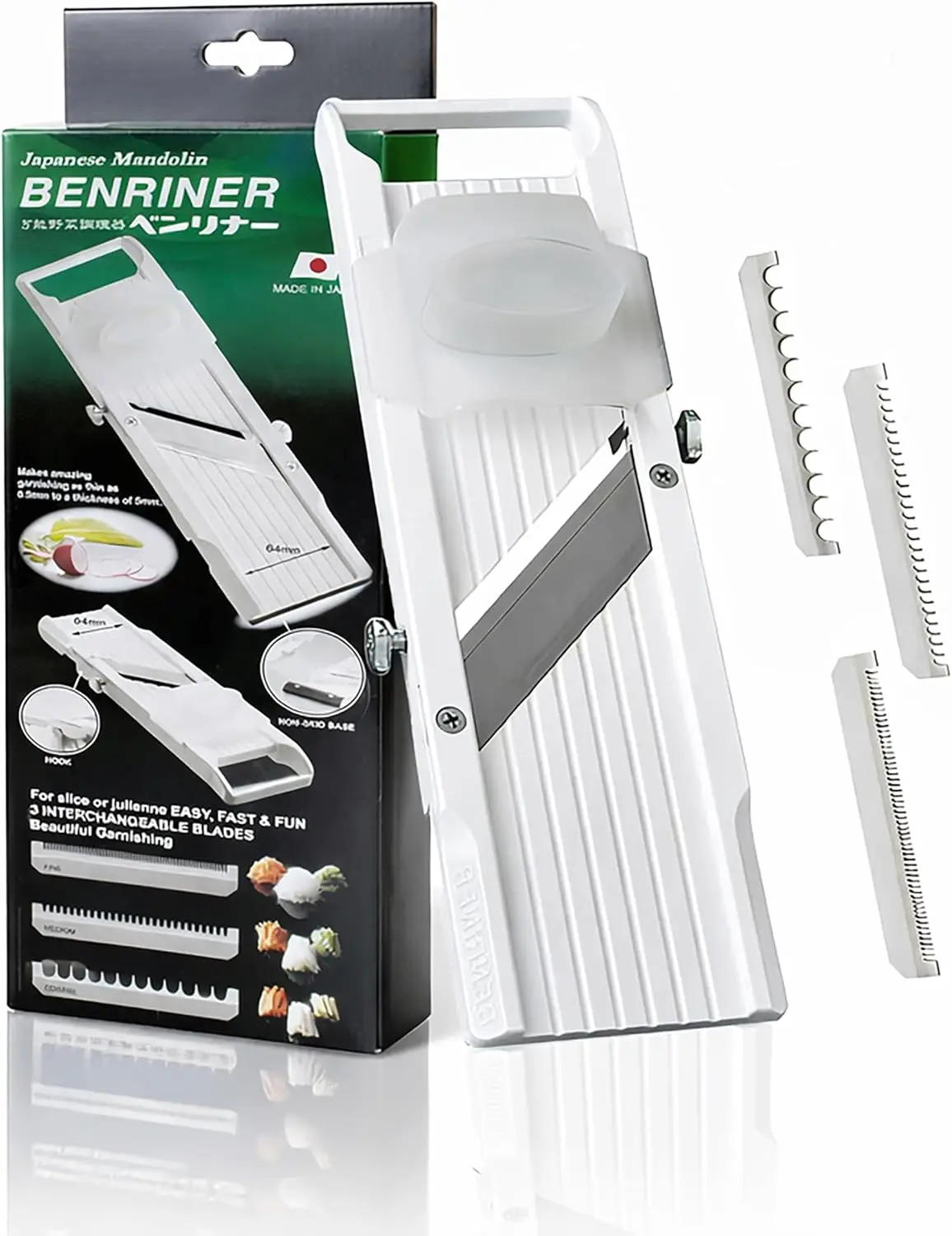 Adjustable Vegetable Slicer with 4 Stainless Steel Blades, BPA-Free, Easy to Clean
Adjustable Vegetable Slicer with 4 Stainless Steel Blades, BPA-Free, Easy to Clean