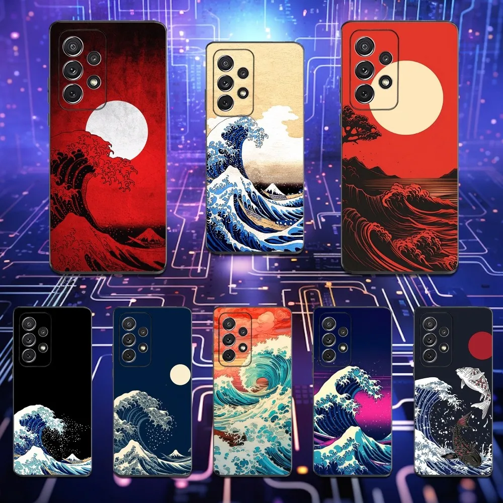 Japanese Art Style Wave Phone Case For Samsung S25,S24,S23,S22,S21,S20,S10,Ultra,Plus,Lite,FE,Soft Silicone Black Cover
Japanese Art Style Wave Phone Case For Samsung S25,S24,S23,S22,S21,S20,S10,Ultra,Plus,Lite,FE,Soft Silicone Black Cover