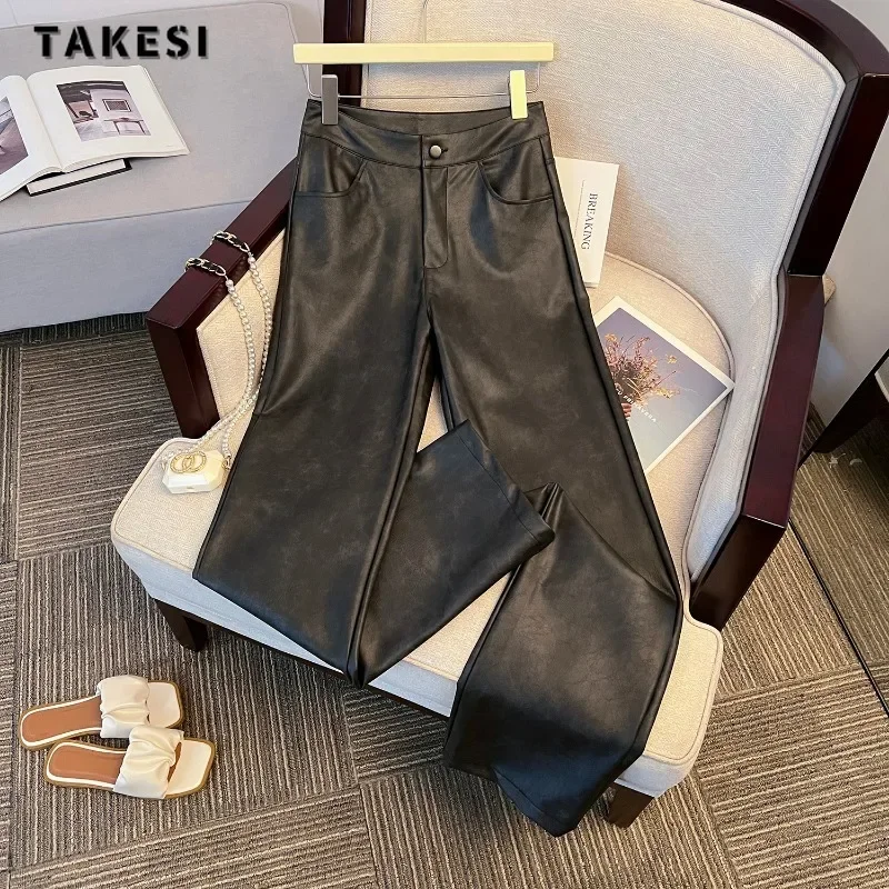 2023 Winter Retro Casual Moto Style Solid High Waist Wide Leg Straight Pants Women's Fashion Loose Vintage Full Length Trousers
2023 Winter Retro Casual Moto Style Solid High Waist Wide Leg Straight Pants Women's Fashion Loose Vintage Full Length Trousers