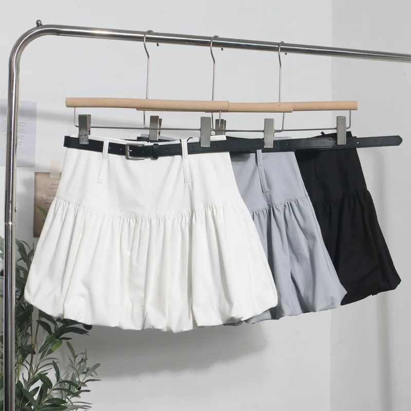 Bud Skirt Women 2025 Autumn New High-waisted Tutu Skirt Casual A-word Short Skirt with Belt
Bud Skirt Women 2025 Autumn New High-waisted Tutu Skirt Casual A-word Short Skirt with Belt