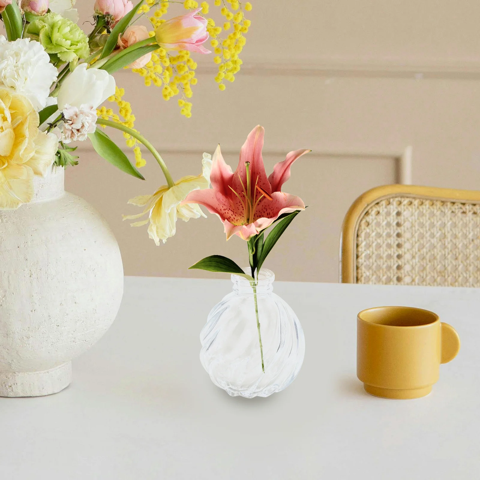 Clear Flower Vase Decor Holders Small Table Tabletop Single Stem Aesthetic Arranging Container Decorative
Clear Flower Vase Decor Holders Small Table Tabletop Single Stem Aesthetic Arranging Container Decorative