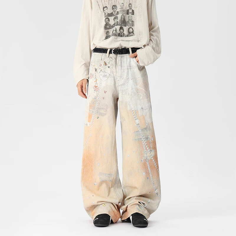 LAPPSTER Streetwear Funny Print Black Baggy Jeans Man Y2k Hip Hop Straight Jeans Casual Women High Street Tie Dye Wide-leg Jean
LAPPSTER Streetwear Funny Print Black Baggy Jeans Man Y2k Hip Hop Straight Jeans Casual Women High Street Tie Dye Wide-leg Jean
