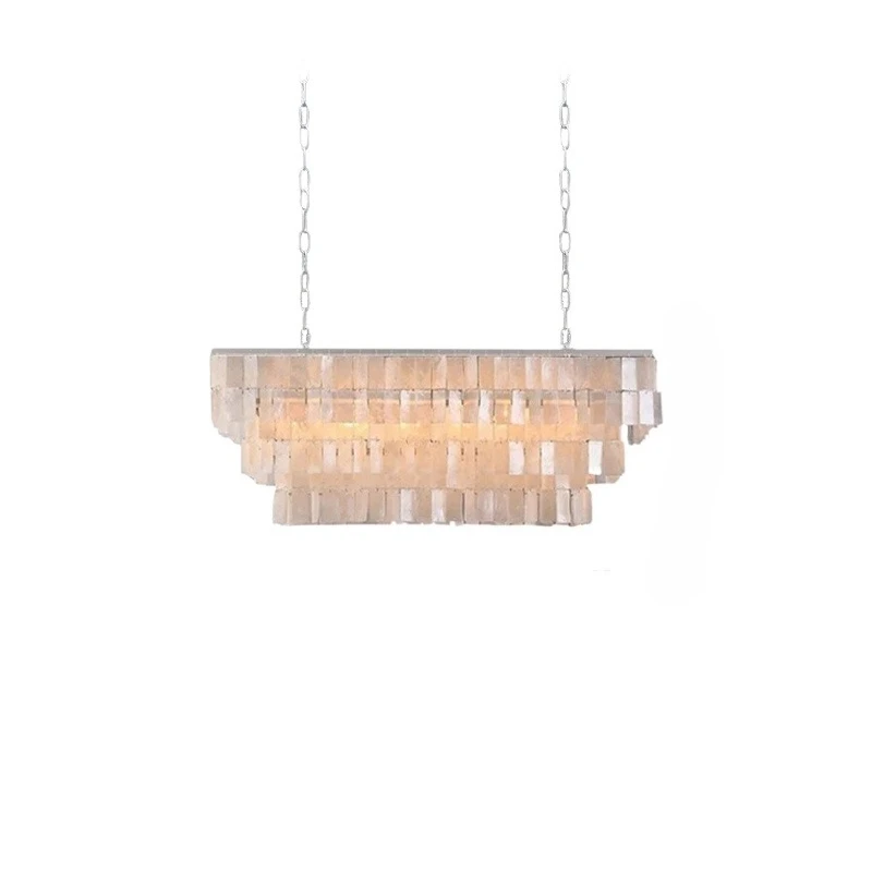 Light luxury natural shell restaurant chandelier medieval high-end silver foil retro art lamp
Light luxury natural shell restaurant chandelier medieval high-end silver foil retro art lamp