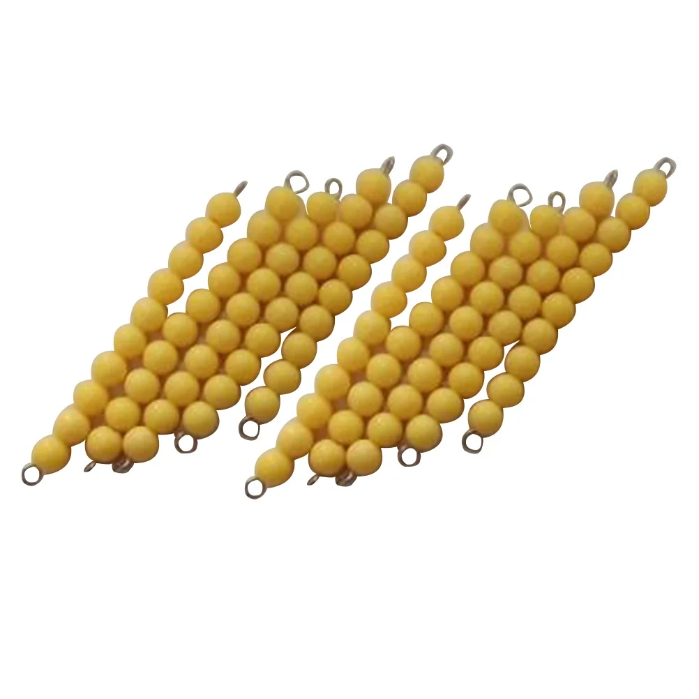 10 Pcs Math Teaching Aids Bead Chain Toy Educational Toys for Kids Quantity Concept Beads Early Learning Yellow
10 Pcs Math Teaching Aids Bead Chain Toy Educational Toys for Kids Quantity Concept Beads Early Learning Yellow