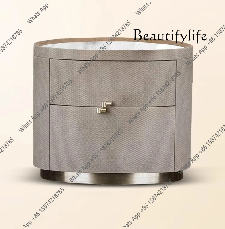 Zx Italian Minimalist Italian Light Luxury Round Bedside Table High-end Marble French Designer Fashion
Zx Italian Minimalist Italian Light Luxury Round Bedside Table High-end Marble French Designer Fashion