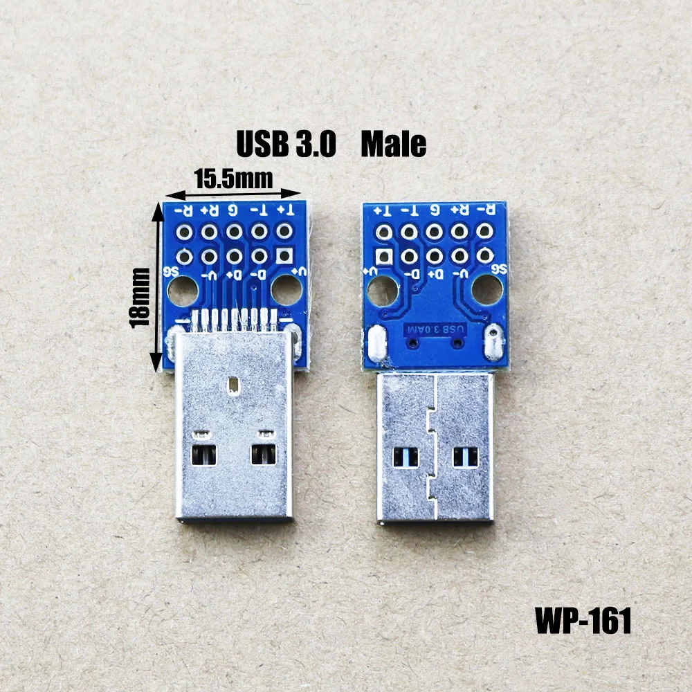 1PCS Male Connector USB To DIP 2.54mm PCB Connector USB 2.0 3.0 PCB Board Connector USB PCB Socket USB Connector
1PCS Male Connector USB To DIP 2.54mm PCB Connector USB 2.0 3.0 PCB Board Connector USB PCB Socket USB Connector