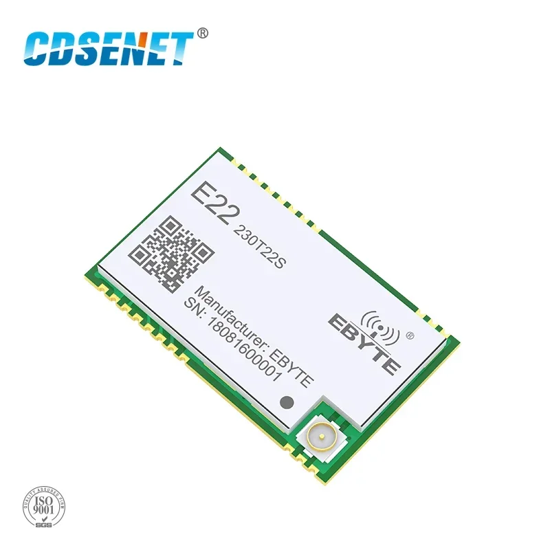 Беспроводной трансивер LoRa UART 22 дБм 230 МГц E22-230T22S 22 дБм NetWorking 5 км RSSI SMD PCB Штамповое отверстие TCXO RF модуль
Беспроводной трансивер LoRa UART 22 дБм 230 МГц E22-230T22S 22 дБм NetWorking 5 км RSSI SMD PCB Штамповое отверстие TCXO RF модуль
