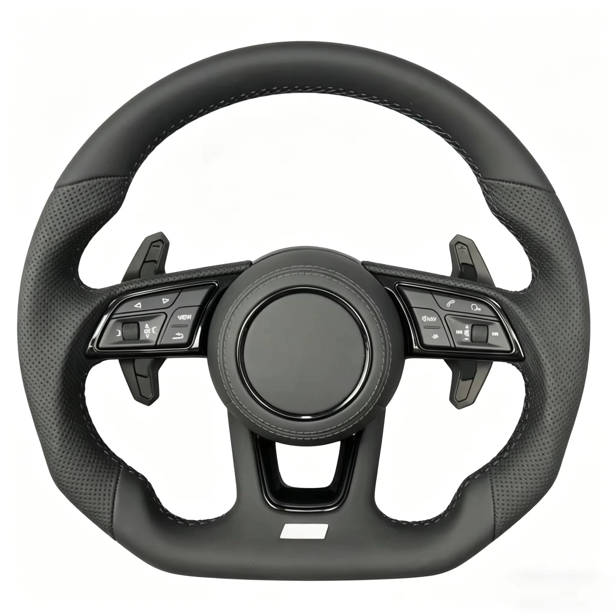 Perforated Leather Sport Steering Wheel for A3 A4 A5 A6 A7 A8 Q3 Q5 Q7 R8 S RS TT with Paddle Shifters
Perforated Leather Sport Steering Wheel for A3 A4 A5 A6 A7 A8 Q3 Q5 Q7 R8 S RS TT with Paddle Shifters