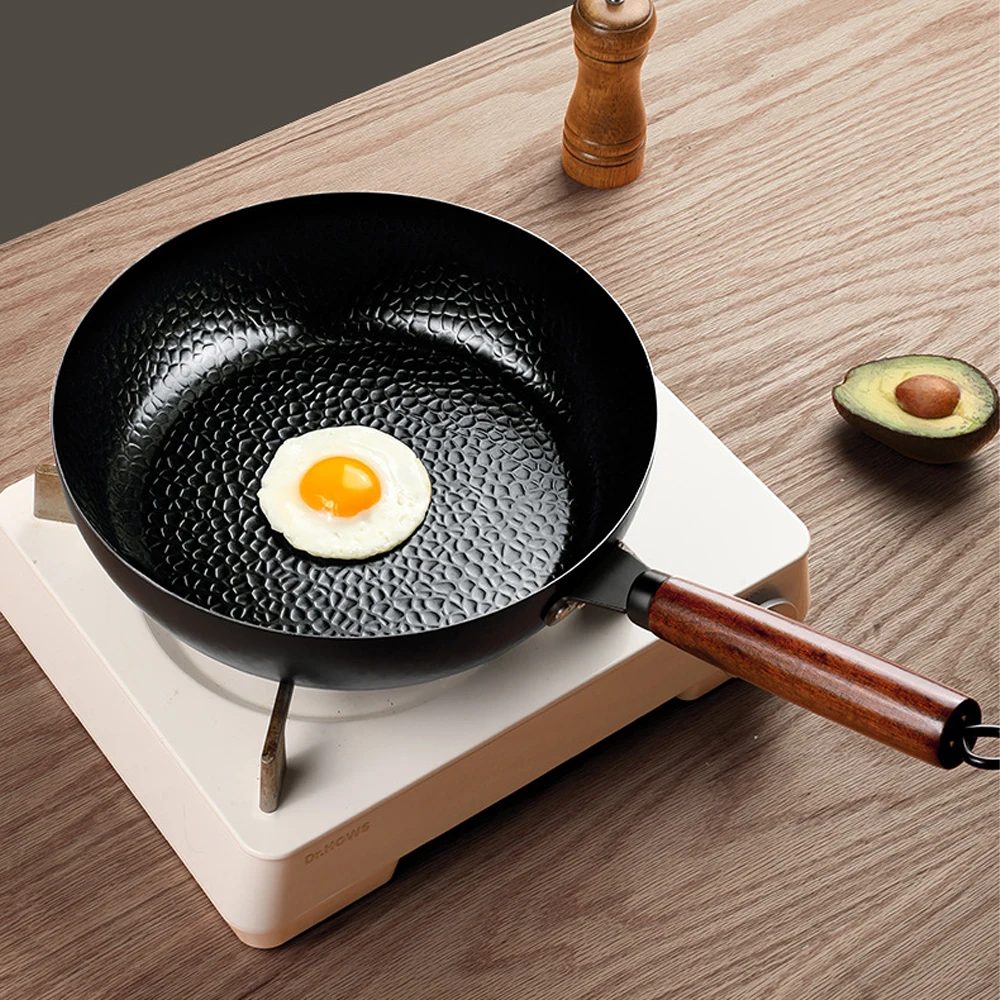 28cm Non-stick Frying Wok Pan Iron Pan Uncoated Steak Cooking Pot Pancake Pan Handmade Cast Gas Stove Induction Kitchen Cookware
28cm Non-stick Frying Wok Pan Iron Pan Uncoated Steak Cooking Pot Pancake Pan Handmade Cast Gas Stove Induction Kitchen Cookware