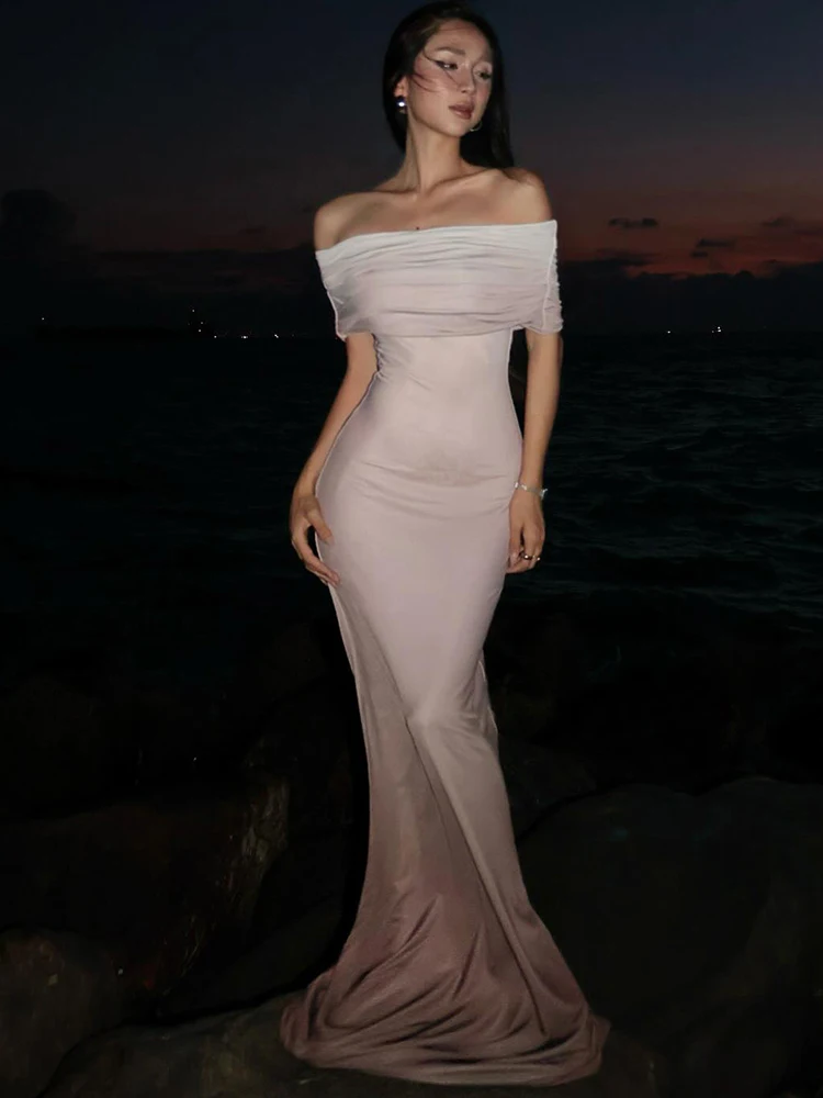 Whatiwear Fashion Gradient Dress Women Lapel Slash Neck Sexy Off Shoulder Backless Summer Vacation Beach Party Elegant Vestidos
Whatiwear Fashion Gradient Dress Women Lapel Slash Neck Sexy Off Shoulder Backless Summer Vacation Beach Party Elegant Vestidos