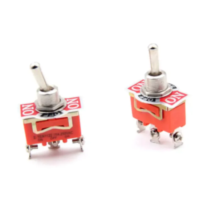 10Pcs SPDT ON/OFF/ON Latching Type 3Position 3Screw Terminal Panel Mount Toggle Switch 250V 25A
10Pcs SPDT ON/OFF/ON Latching Type 3Position 3Screw Terminal Panel Mount Toggle Switch 250V 25A