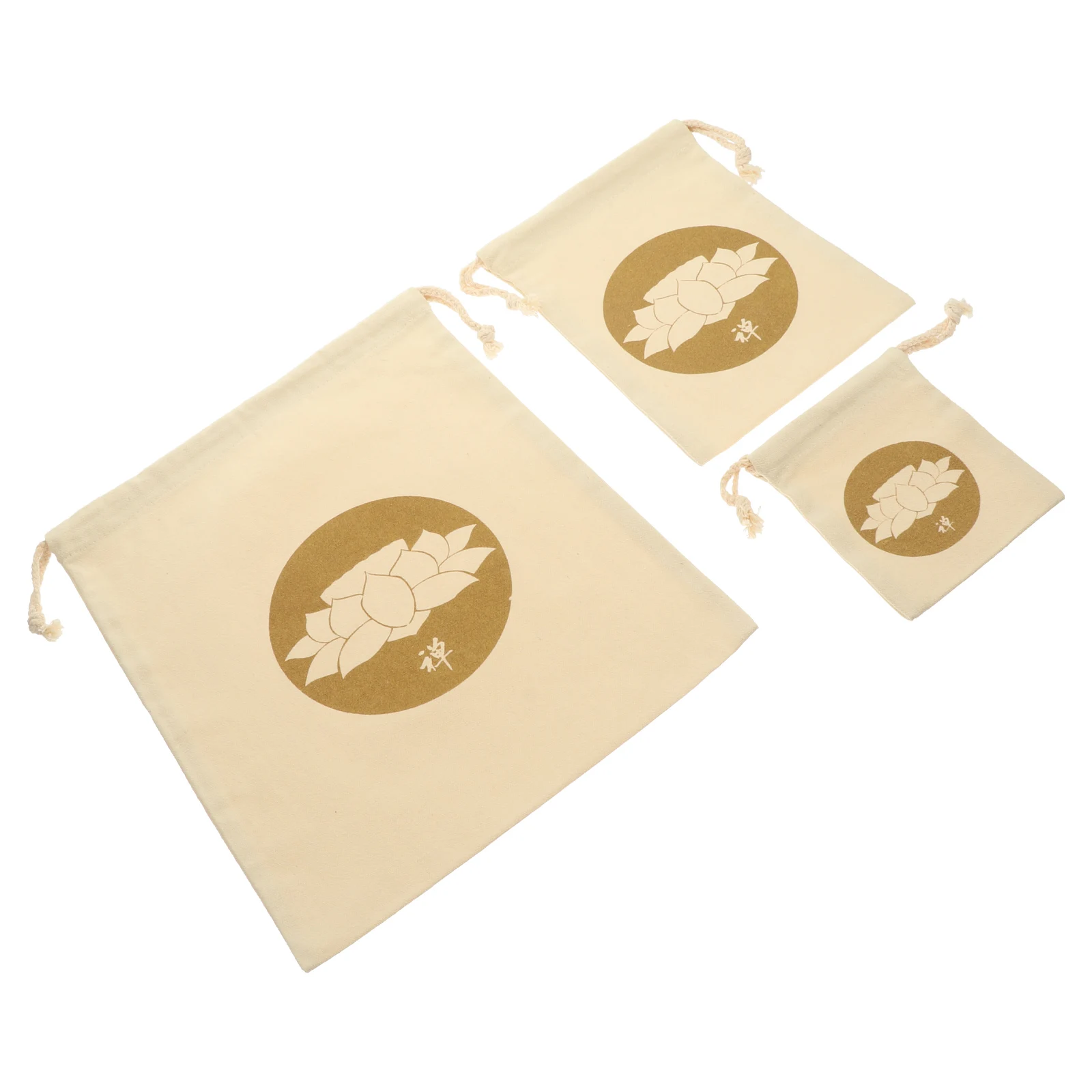 3 Pcs Buddha Sound Bowl Bag Cotton Linen Drawstring Pouch Compact Size Durable Sturdy Handmade Storage Carry Packaging
3 Pcs Buddha Sound Bowl Bag Cotton Linen Drawstring Pouch Compact Size Durable Sturdy Handmade Storage Carry Packaging