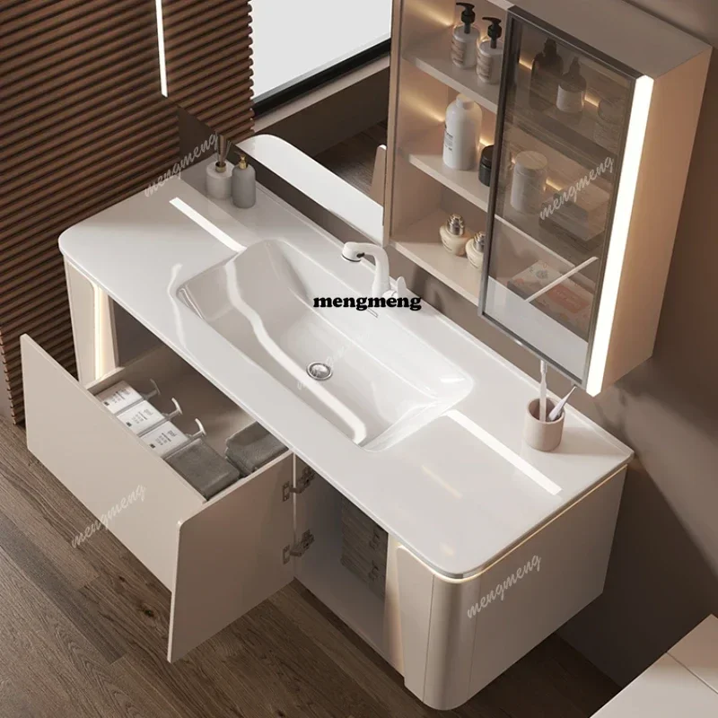 Storage Organizer Luxury Bathroom Cabinet Vanity Mirror Makeup Space Saving Cabinet Shelf Sink Armoir Salle De Bain Furniture
Storage Organizer Luxury Bathroom Cabinet Vanity Mirror Makeup Space Saving Cabinet Shelf Sink Armoir Salle De Bain Furniture