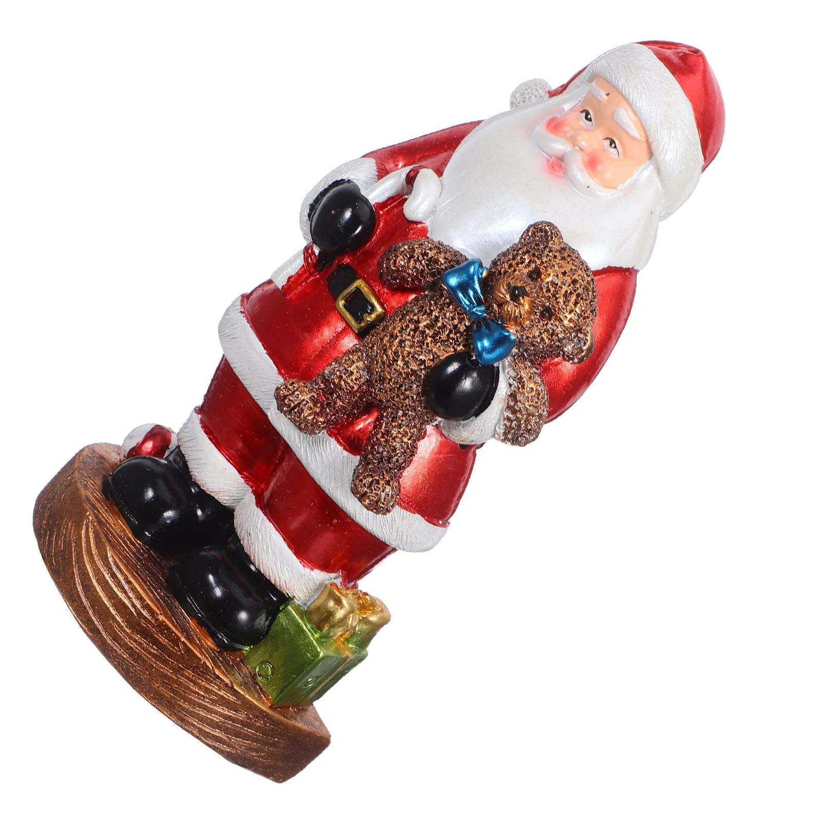 Miniature Christmas Resin Santa Claus Statue Holiday Tabletop Decor Vintage Santa Ornament for Fireplace Office Home
Miniature Christmas Resin Santa Claus Statue Holiday Tabletop Decor Vintage Santa Ornament for Fireplace Office Home