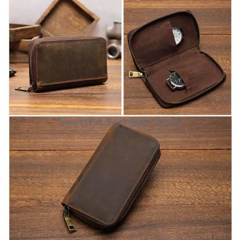 U4LF Дорожный кожаный 2 чехла для часов, органайзер с ювелирным орнаментом, держатель для хранения
U4LF Дорожный кожаный 2 чехла для часов, органайзер с ювелирным орнаментом, держатель для хранения