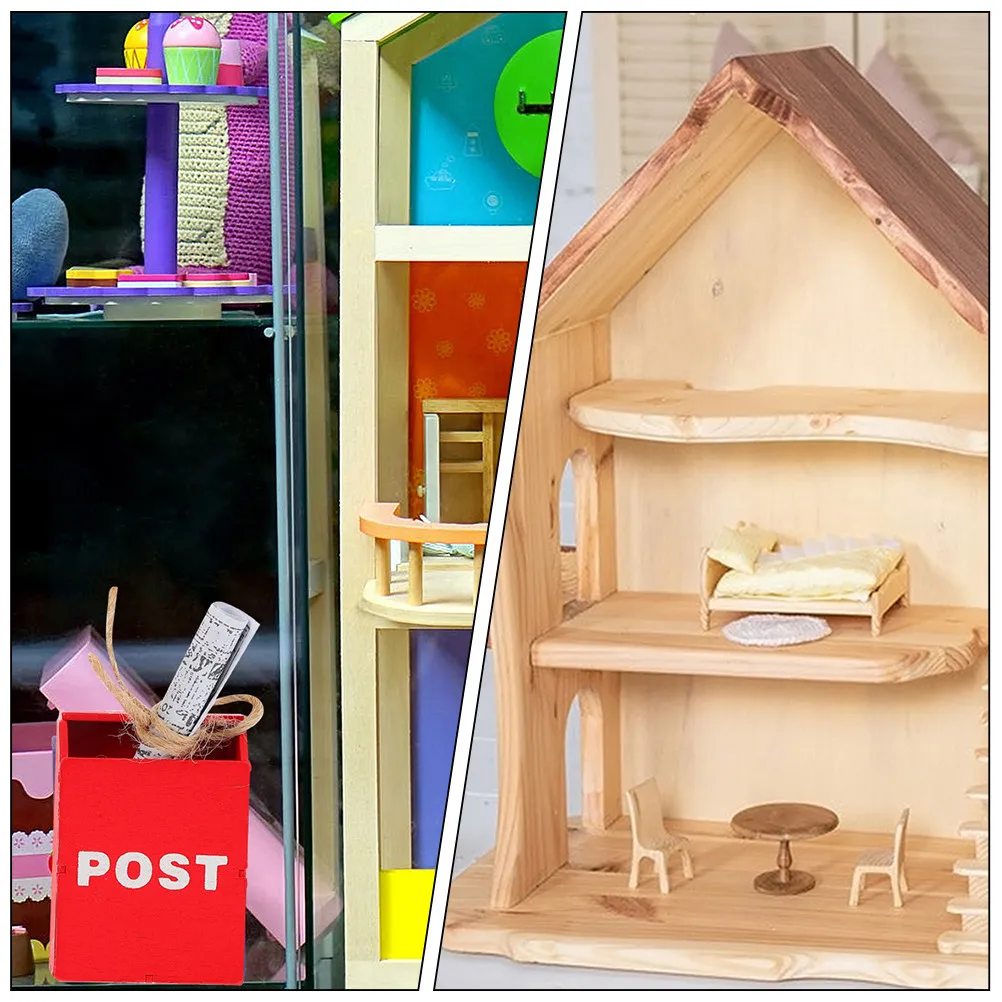 1Set Mini Mailbox Newspaper Set Wooden Handmade Miniature Furniture Accessories for House Decoration Garden Decor
1Set Mini Mailbox Newspaper Set Wooden Handmade Miniature Furniture Accessories for House Decoration Garden Decor