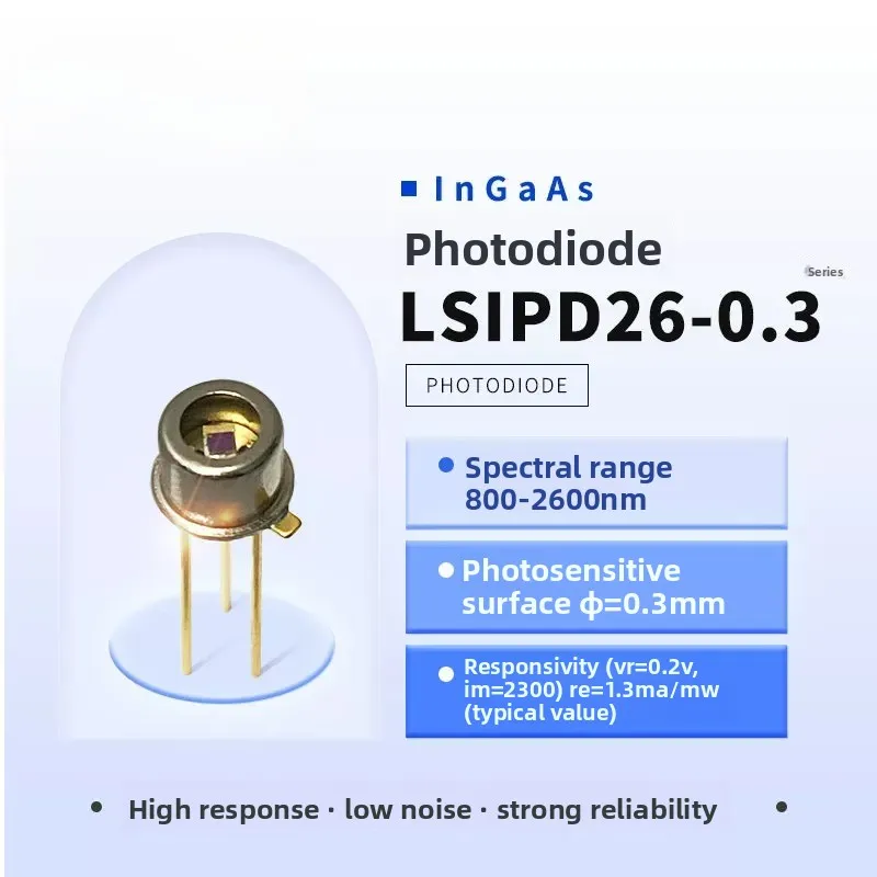 LSIPD26-0.3 800-2600nm InGaAs APD Photodetector – 300µm, High Sensitivity for Optical Sensing & LIDAR
LSIPD26-0.3 800-2600nm InGaAs APD Photodetector – 300µm, High Sensitivity for Optical Sensing & LIDAR