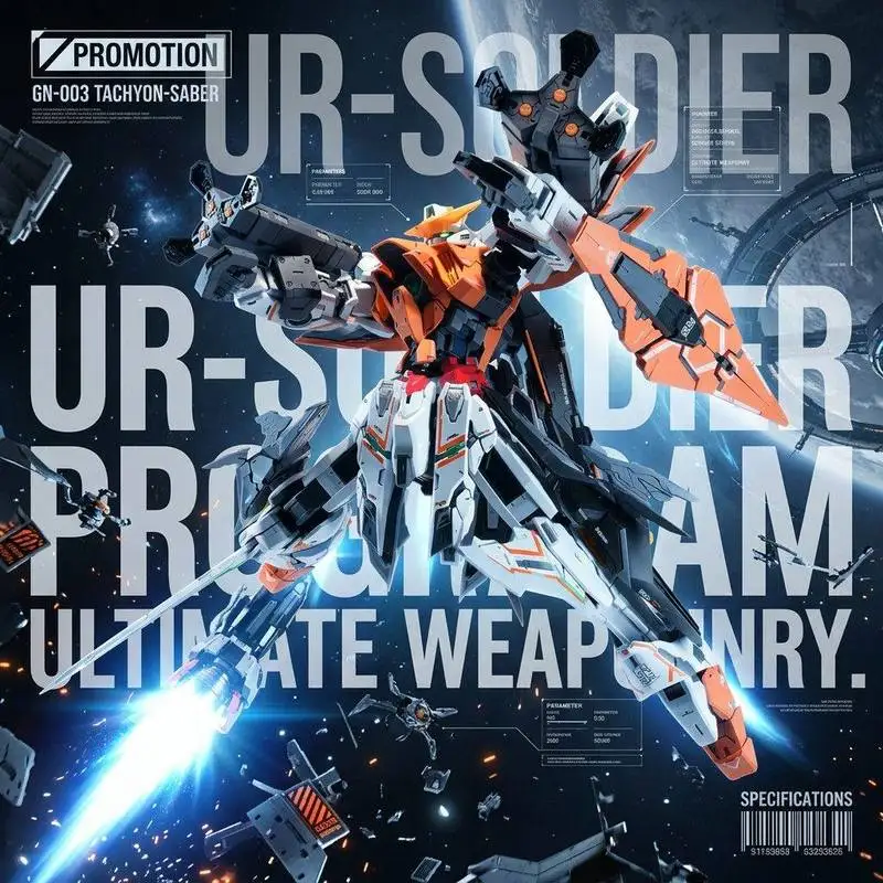 【IN STOCK】Super Soldier Program Model MG 1/100 Kyrios Transformable Mecha Model Kit Allelujah Action Figure Model Toy Gifts
【IN STOCK】Super Soldier Program Model MG 1/100 Kyrios Transformable Mecha Model Kit Allelujah Action Figure Model Toy Gifts