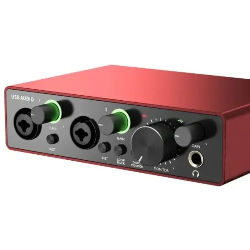 2 channel interfaz de audio Audio interfaces sound card Professional portable 48V microphone recording musical instrument
2 channel interfaz de audio Audio interfaces sound card Professional portable 48V microphone recording musical instrument