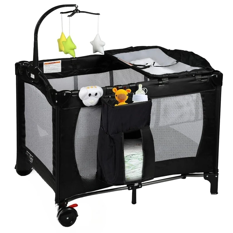 4 in 1 Portable Pack n Play, Baby Nursery Center Playard w/Bassinet, Large Playpen for Infant and Toddler
4 in 1 Portable Pack n Play, Baby Nursery Center Playard w/Bassinet, Large Playpen for Infant and Toddler