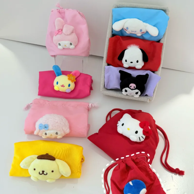 Sanrio Hello Kitty Plush Storage Pouch Mini Coin Purse Card Holder Keychain Drawstring Bag Cute Organizer For Daily Outing
Sanrio Hello Kitty Plush Storage Pouch Mini Coin Purse Card Holder Keychain Drawstring Bag Cute Organizer For Daily Outing