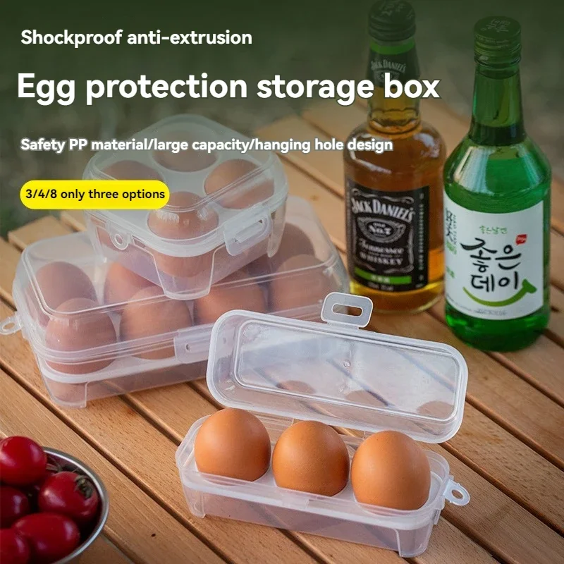 Outdoor Shockproof Egg Box Storage Box, Portable Camping Shatterproof Egg Tray, Home Plastic Protection Box, Travel Shatterproof
Outdoor Shockproof Egg Box Storage Box, Portable Camping Shatterproof Egg Tray, Home Plastic Protection Box, Travel Shatterproof