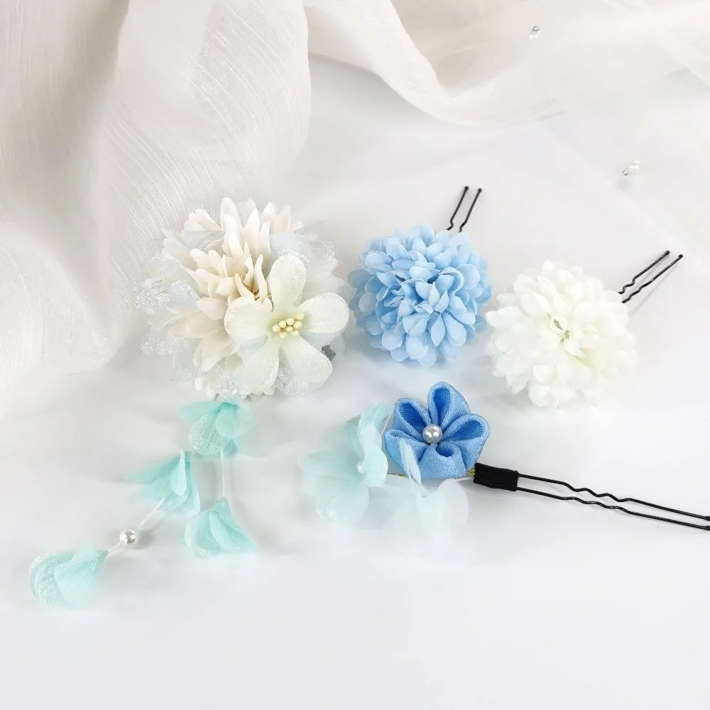 Elegant Kimono Hair Clips Traditional with Tassel Ball Chrysanthemum Hair Accessories Sakura Flower Cloth Hair Accessories Set
Elegant Kimono Hair Clips Traditional with Tassel Ball Chrysanthemum Hair Accessories Sakura Flower Cloth Hair Accessories Set