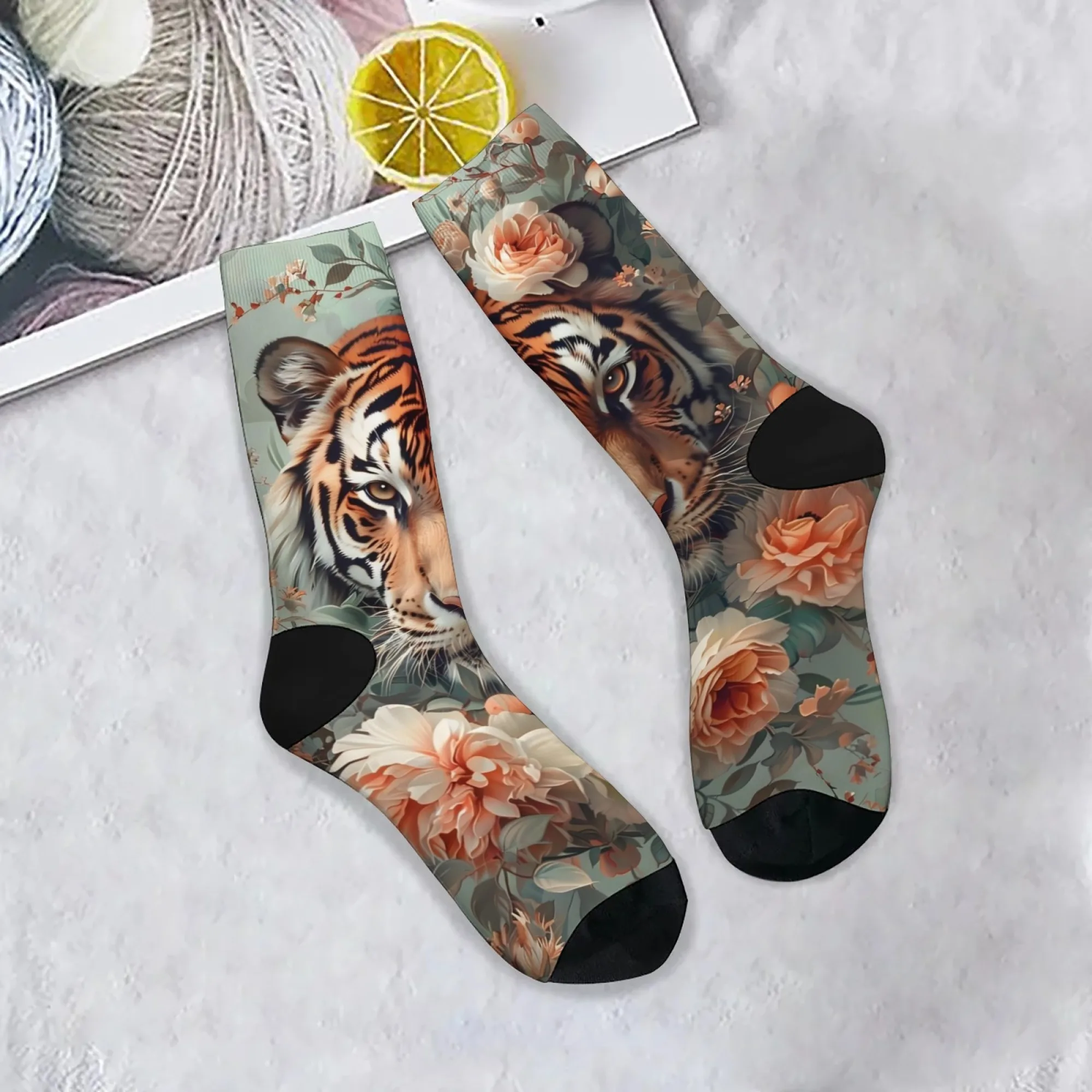 Floral Tiger Harajuku Retro Fashion Socks Novelty Funny Happy Men's Socks Breathable Non-slip Casual Sports Socks Holiday Gift
Floral Tiger Harajuku Retro Fashion Socks Novelty Funny Happy Men's Socks Breathable Non-slip Casual Sports Socks Holiday Gift