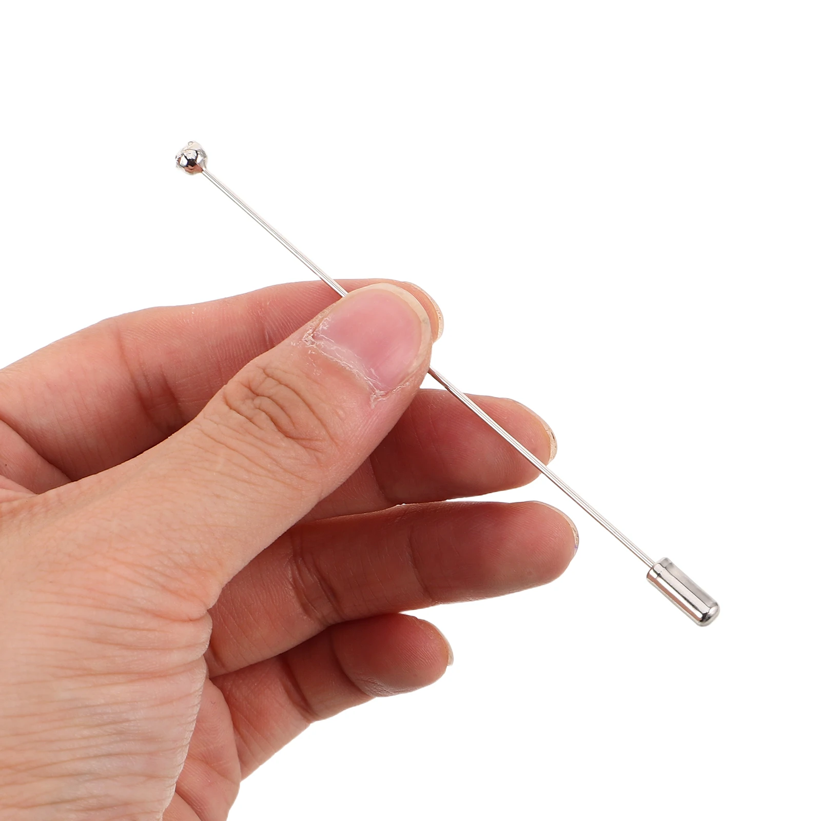 10Pcs DIY Jewelry Findings Stainless Steel Stick Pins for Brooch Lapel Corsage Hat Scarf Craft Accessories with Stopper 96Mm
10Pcs DIY Jewelry Findings Stainless Steel Stick Pins for Brooch Lapel Corsage Hat Scarf Craft Accessories with Stopper 96Mm