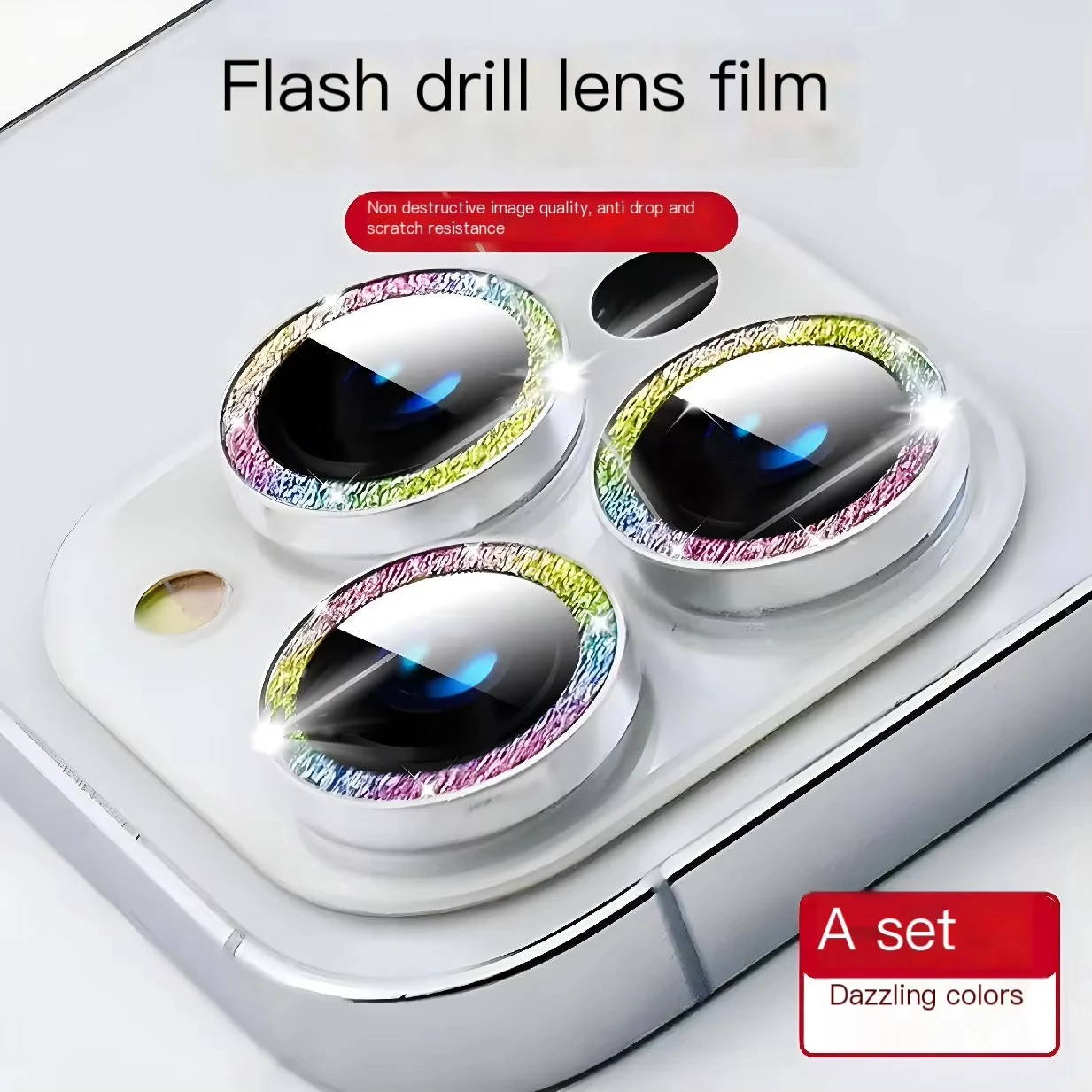 Bling Glitter Tempered Glass Lens Cover For iPhone 16 Pro Max 16 Pro 16 Plus Anti-Fog Shockproof Full Wrap Camera Protector Film
Bling Glitter Tempered Glass Lens Cover For iPhone 16 Pro Max 16 Pro 16 Plus Anti-Fog Shockproof Full Wrap Camera Protector Film