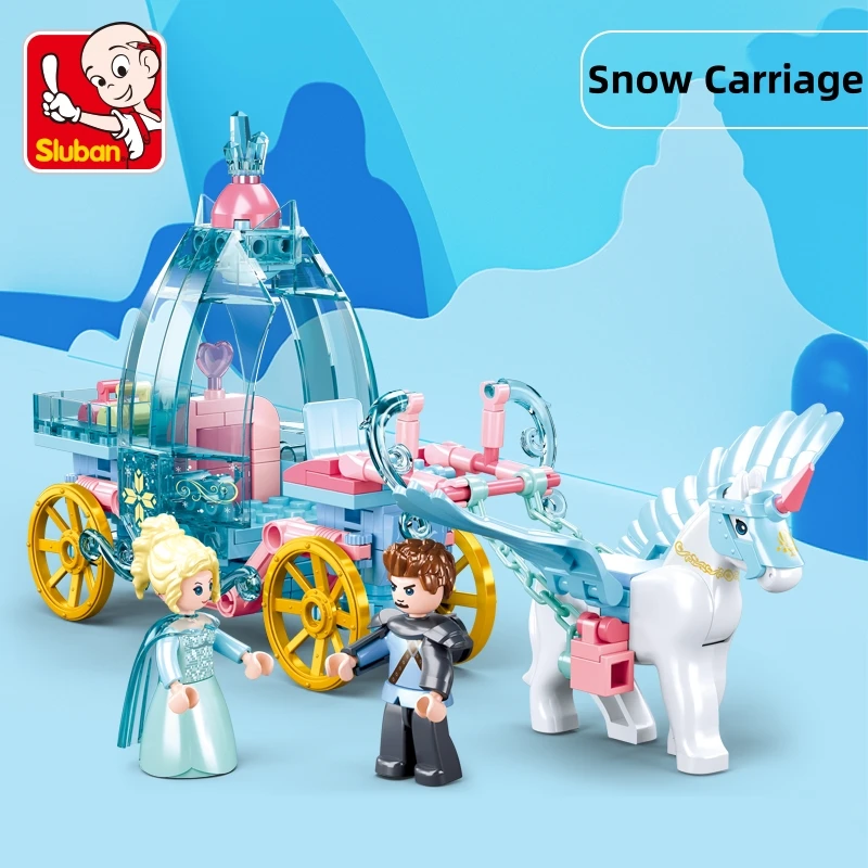 Sluban 191PCS Friends Winter Princess Ice and Snow Carriage Assembly Bricks Creative Building Blocks Educational Toys for Girls
Sluban 191PCS Friends Winter Princess Ice and Snow Carriage Assembly Bricks Creative Building Blocks Educational Toys for Girls