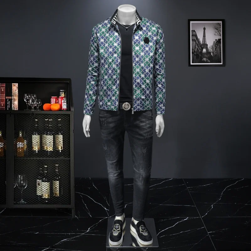 Men's Casual Biker Jaet Stand Collar Faionable Autumn Winter Polyester Fiber Long Sve Zipper Closure Slim Fit Sle
Men's Casual Biker Jaet Stand Collar Faionable Autumn Winter Polyester Fiber Long Sve Zipper Closure Slim Fit Sle
