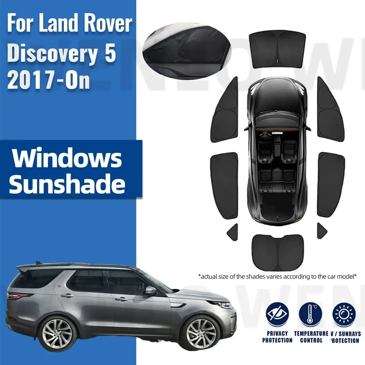 For Land Rover discovery 5 2018-2023 2024 Full Cover Car Sunshade Front Windshield Frame Curtain Rear Side Window Sun Shade
For Land Rover discovery 5 2018-2023 2024 Full Cover Car Sunshade Front Windshield Frame Curtain Rear Side Window Sun Shade