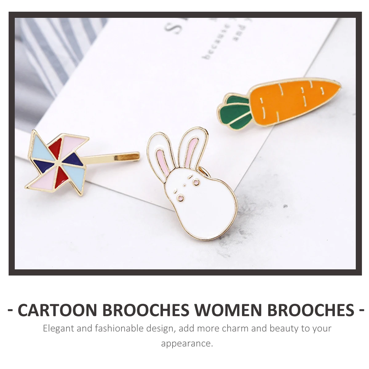 6 Pcs Brooches Metal Clothes Decoration Cartoon Pins Clothes Decoration Elegant Design Safe Durable Wedding Party Prom
6 Pcs Brooches Metal Clothes Decoration Cartoon Pins Clothes Decoration Elegant Design Safe Durable Wedding Party Prom