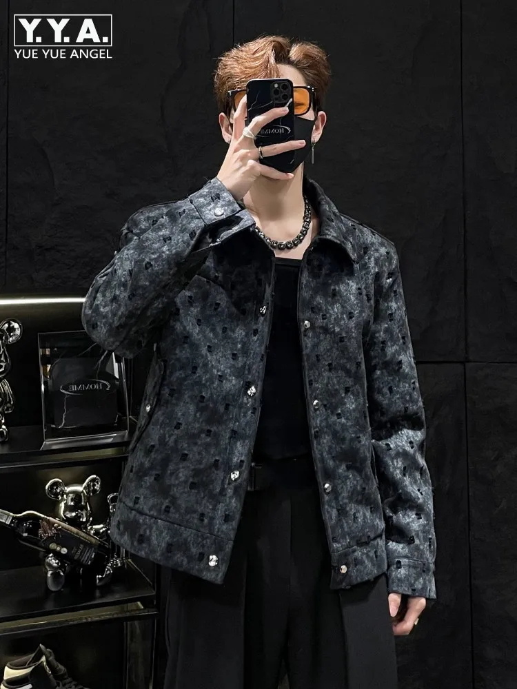New Designer Mens Back Chain Stage Show Jacket Loose Fit Single Breasted Vintage Party Outwear Coat Spring Distressed Jackets
New Designer Mens Back Chain Stage Show Jacket Loose Fit Single Breasted Vintage Party Outwear Coat Spring Distressed Jackets