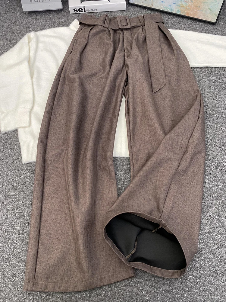 Мужские повседневные брюки American Cleanfit с регулируемым поясом и драпировкой на талии, коричневые брюки с прямыми штанинами, повседневная одежда со средней заниженной талией
Мужские повседневные брюки American Cleanfit с регулируемым поясом и драпировкой на талии, коричневые брюки с прямыми штанинами, повседневная одежда со средней заниженной талией